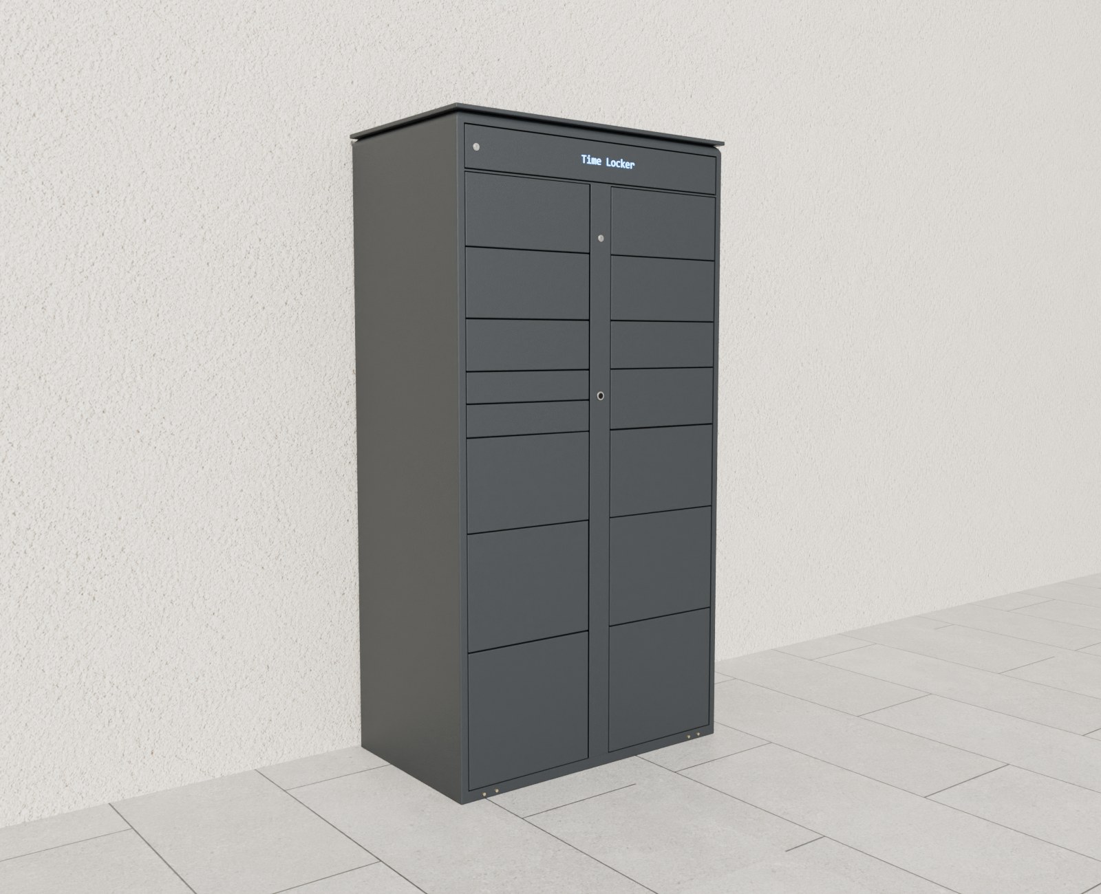Parcel Machine — pogled s tri četvrtine